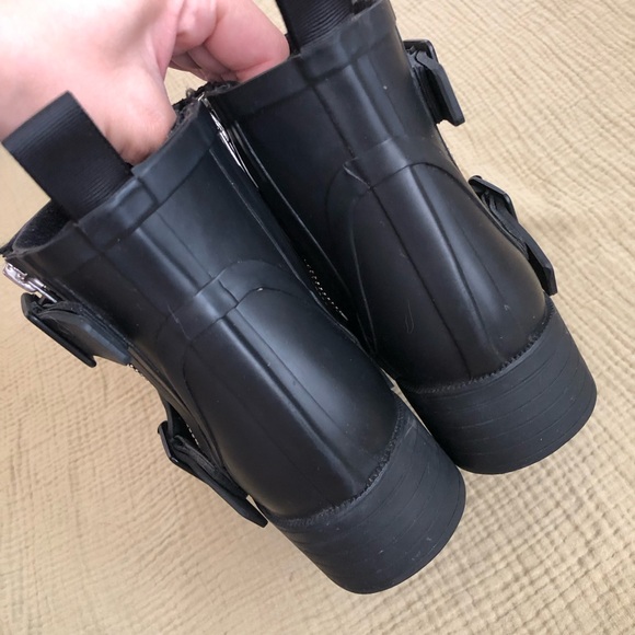 Rebecca Minkoff Quincy Matte Moto Stud Ankle Rain Booties | 7 - Picture 7 of 9